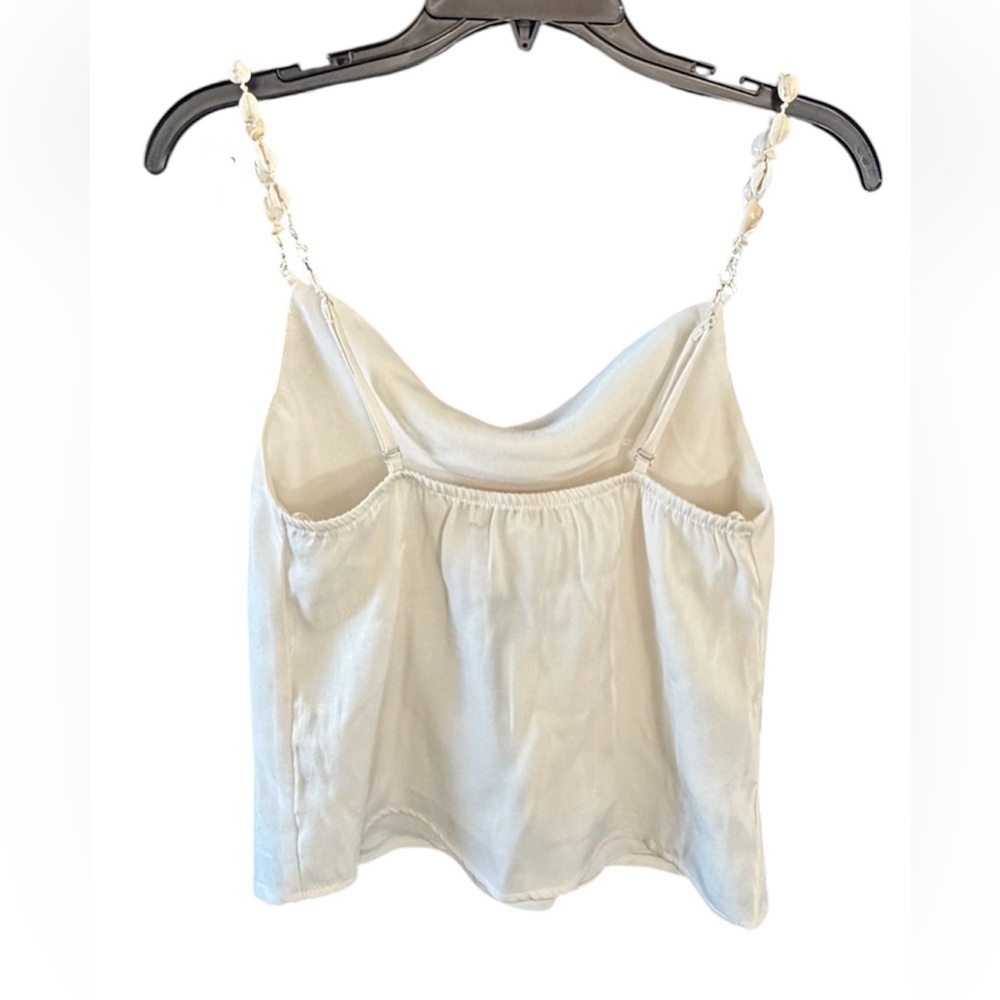 NWT - Cream Shell-Strap Cami Top. - Picture 3 of 6